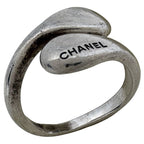 Chanel Logo Ring .5 925 Sterling Silver