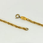 Chanel Logo Chain Necklace Centaur Gold Plated — view 3