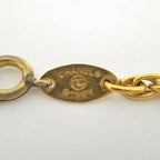 Chanel Logo Chain Necklace Centaur Gold Plated — view 5