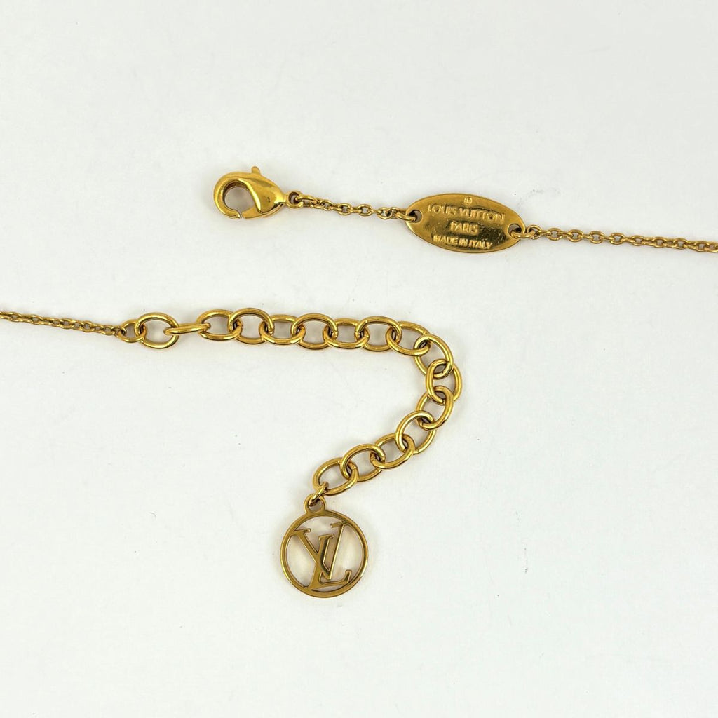 Louis Vuitton Collier Necklace Gold Plated — view 3