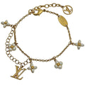 Louis Vuitton Bracelet LV Floragram Gold Plated
