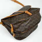 Louis Vuitton Saumur 35 Crossbody Shoulder Bag Monogram Brown — view 2