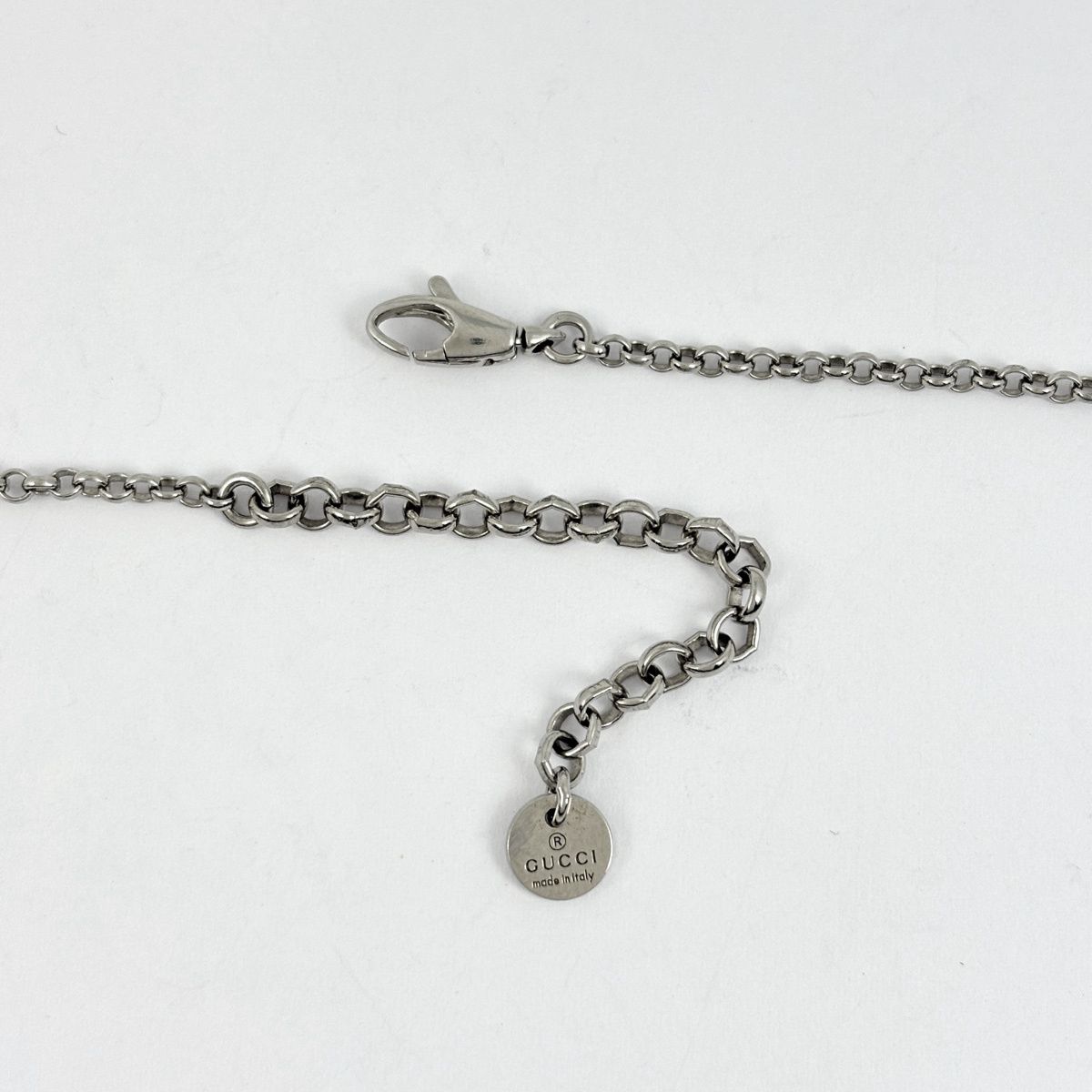 Gucci Interlocking Necklace 925 Sterling Silver — view 3