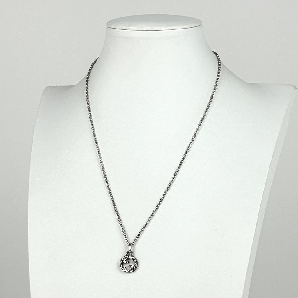 Gucci Interlocking Necklace 925 Sterling Silver — view 4