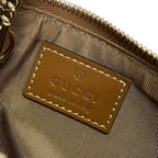 Gucci Coin Case GG Supreme Beige Dark Brown Multi So Inji Collaboration Heart — view 4