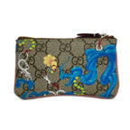 Gucci Coin Case GG Supreme Beige Dark Brown Multi So Inji Collaboration Heart — view 2