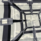 Hermes Scarf Carre 70 Light Gray Dark Amcassandre Pour — view 4