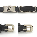 Louis Vuitton Bracelet Sign It Double 19 Damier Graphite Leather Black Color LV — view 5