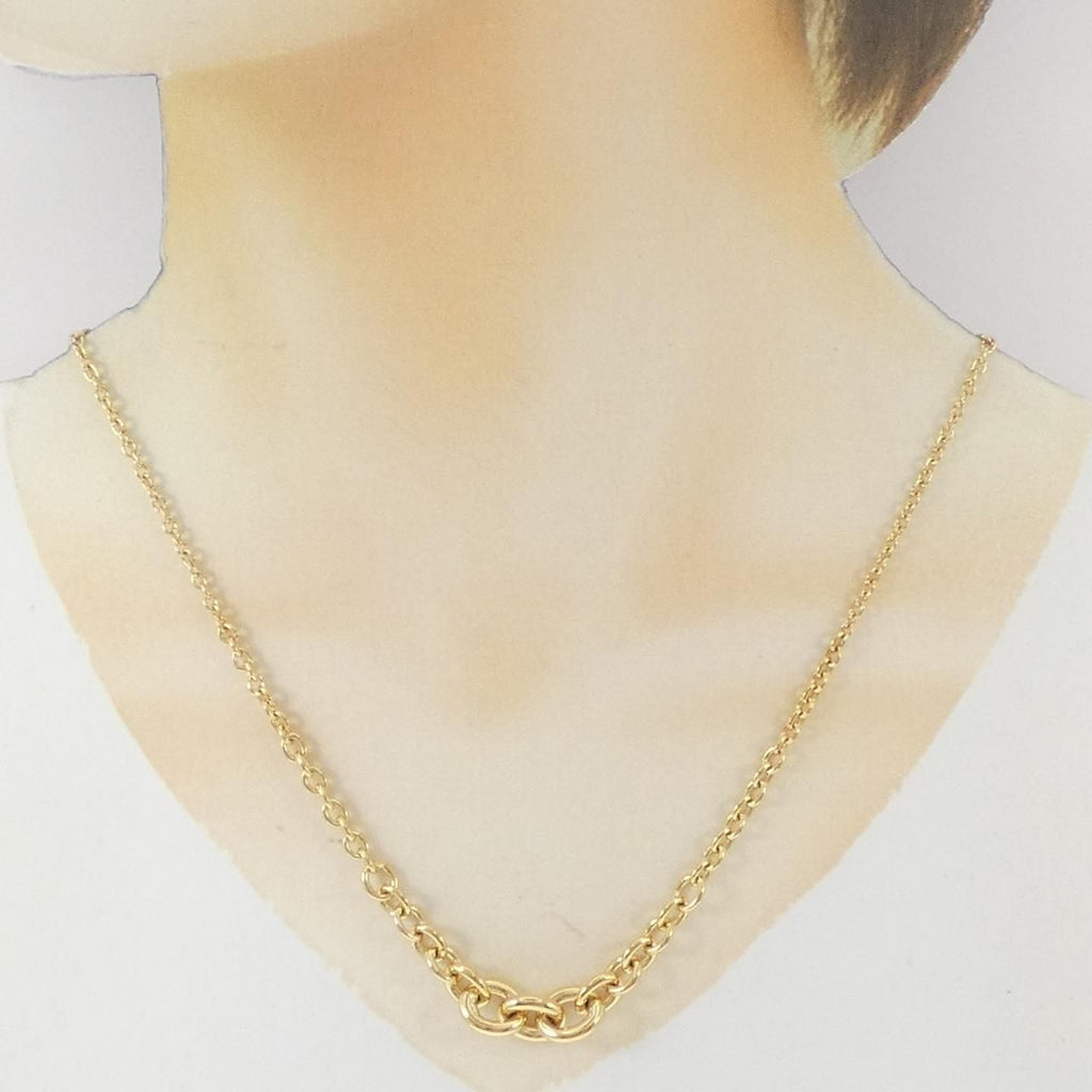 Saint Laurent Graduated Chain Necklace — view 5