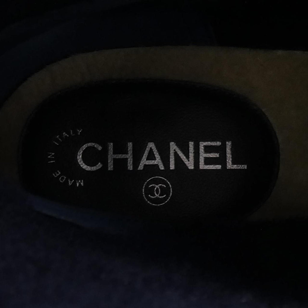 Chanel Boots Navy — view 6