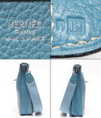 Hermes Shoulder Bag Crossbody Silver Evelyne PM — view 4