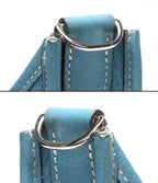 Hermes Shoulder Bag Crossbody Silver Evelyne PM — view 8