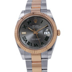 Rolex Datejust 41 SS 18k Pink Gold Watch Calf Dial