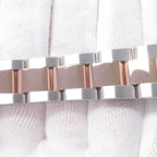 Rolex Datejust Diamond Bezel SS 18k Pink Gold Watch Chocolate Dial VI — view 7