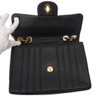 Chanel Chain Shoulder Bag Mademoiselle CC Logo Jumbo CC Caviar Leather Black — view 7