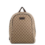 Gucci GG Canvas Leather Backpack