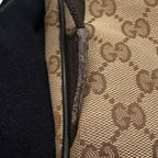 Gucci GG Canvas Leather Backpack — view 7