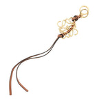 Loewe Bag Charm Anagram Calf Leather Brown
