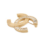 Chanel Brooch CC Logo Rhinestone — view 2