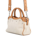 Fendi Belhara Leather Canvas 2-Way Shoulder — view 2