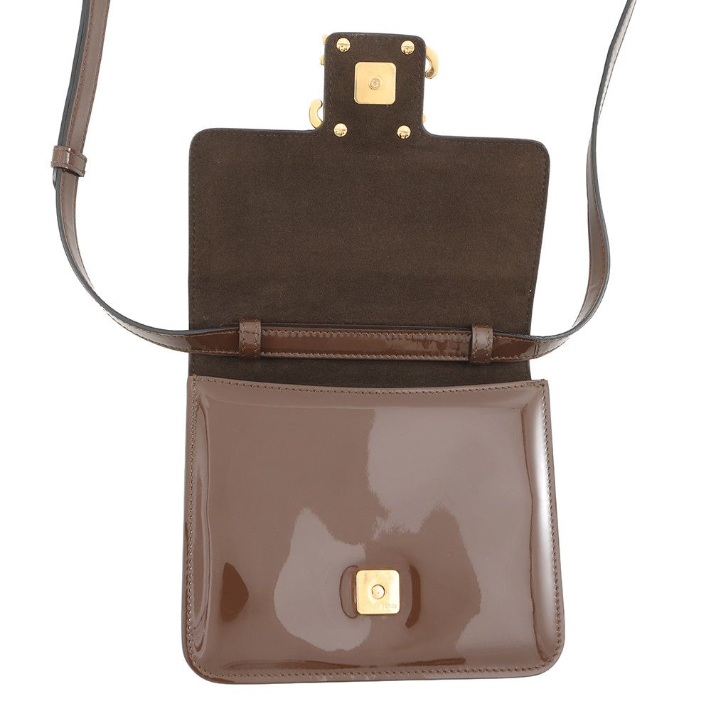 Fendi Shoulder Bag Calligraphy Patent — view 5