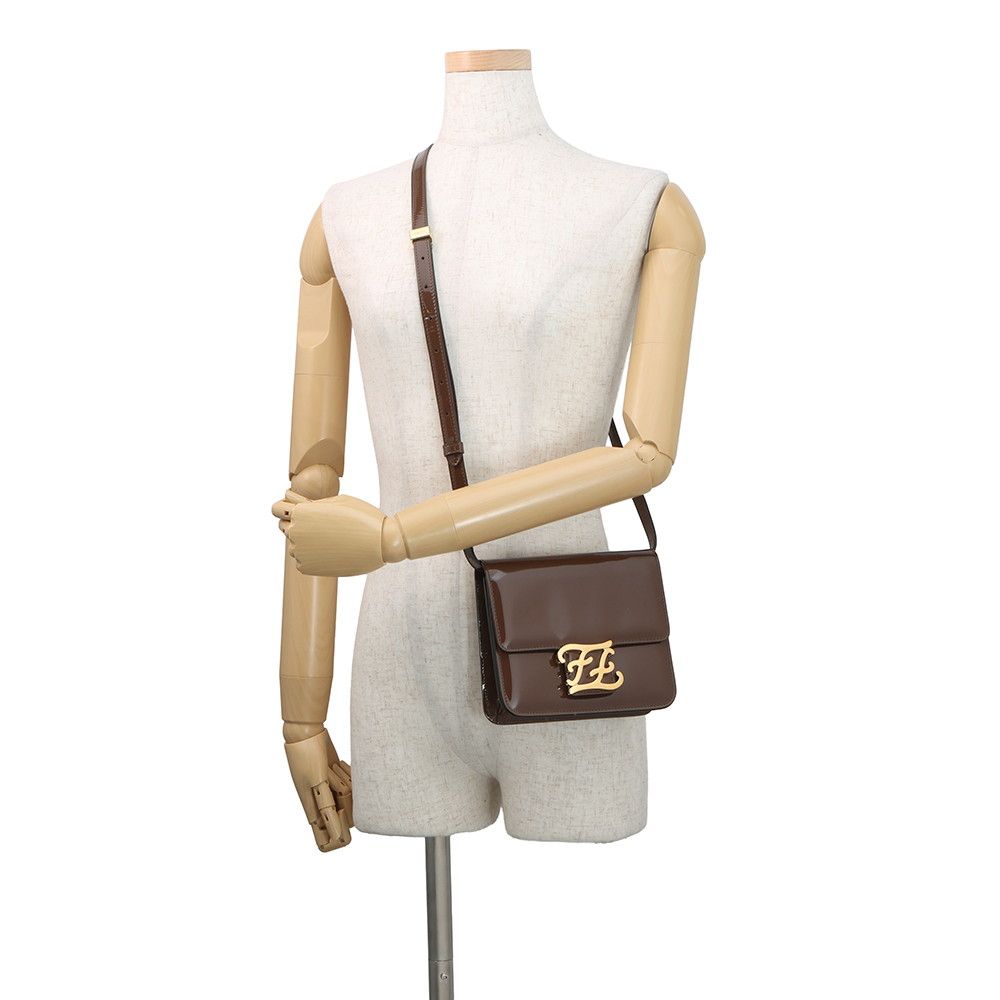 Fendi Shoulder Bag Calligraphy Patent — view 4