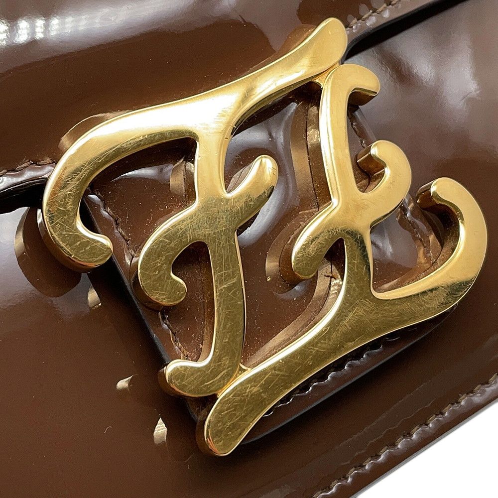 Fendi Shoulder Bag Calligraphy Patent — view 8