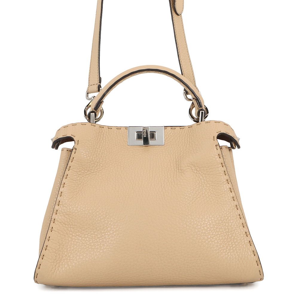 Fendi Peekaboo Iconic Essential Leather 2-Way Shoulder