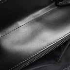 Chanel Tote Paris Biarritz PM Quilted CC Logo Small Leather Canvas Black — view 9