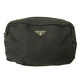 Prada Nylon Cosmetic Makeup Pouch Black