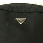 Prada Nylon Cosmetic Makeup Pouch Black — view 7