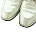 Gucci Diy Loafers Horsebit Metallic Cles the 37.5 Silver Color — view 3