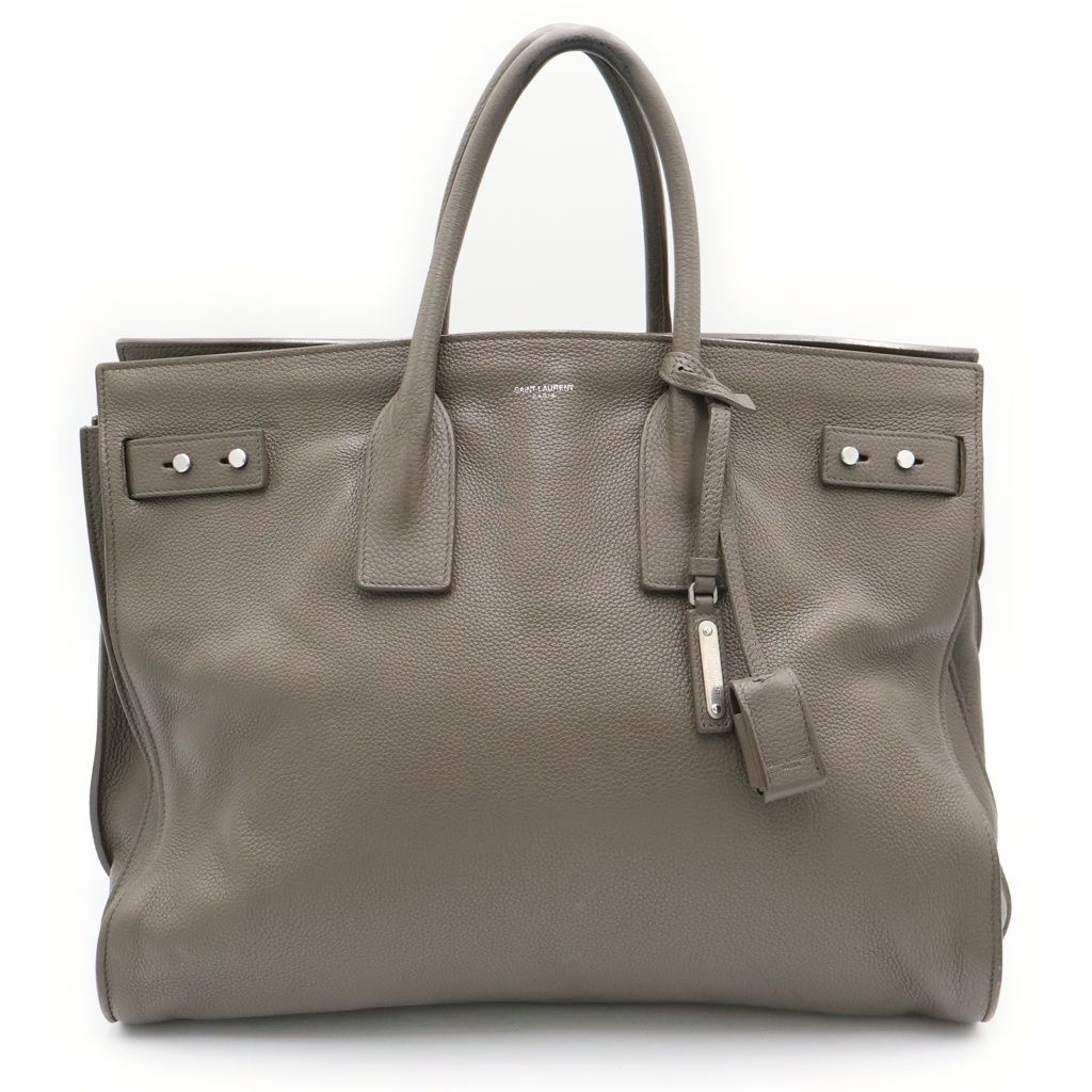 Saint Laurent Paris Sac de Jour S-owl Large 2-Way Shoulder Bag Khaki Green