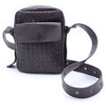 Bottega Veneta Intrecciato Mini Shoulder Bag Brown Leather