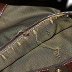 Fendi Zucca Shoulder Bag Brown Canvas Leather — view 6