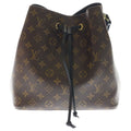 Louis Vuitton Monogram Neo Noir Brown Leather Shoulder