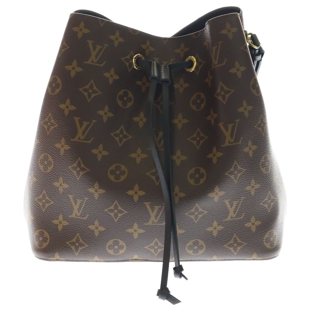 Louis Vuitton Monogram Neo Noir Brown Leather Shoulder