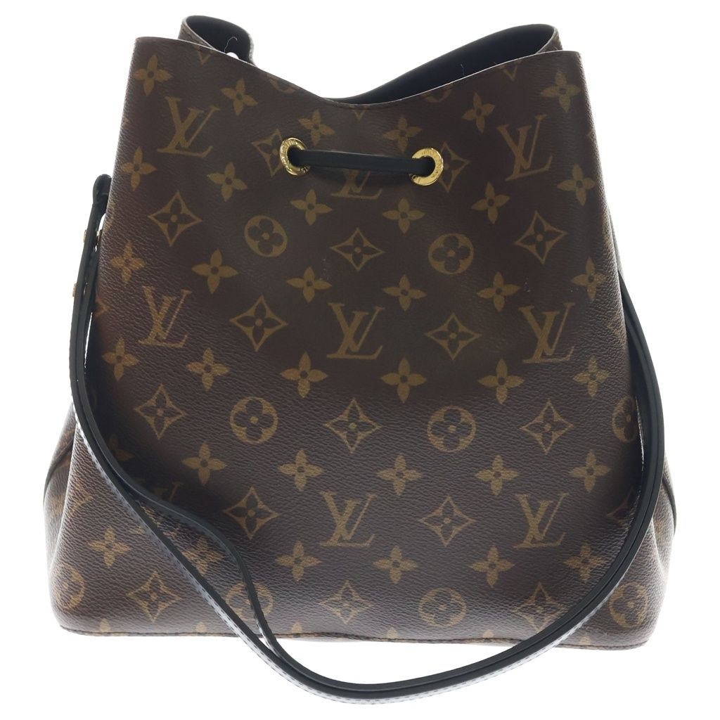Louis Vuitton Monogram Neo Noir Brown Leather Shoulder — view 2