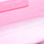 Chanel Quilted Fragment Case Card Mini Wallet Salmon Pink Lambskin Black — view 4