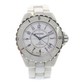 Chanel White Dial Ceramic Automatic Watch