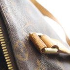 Louis Vuitton Cabas Piano Monogram Leather Hand Tote Gold Brown — view 7