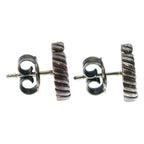 Gucci Double Logo Stud Earrings Silver — view 4