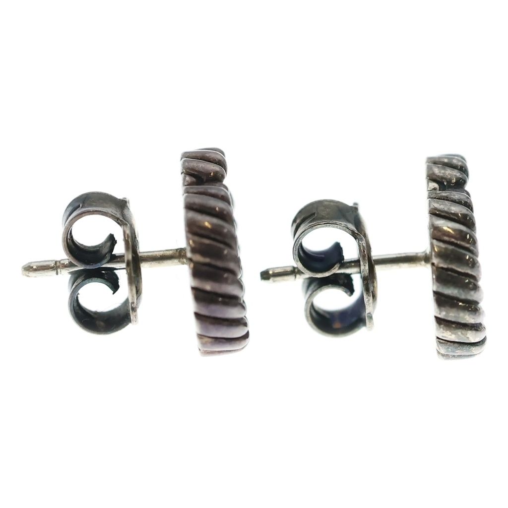 Gucci Double Logo Stud Earrings Silver — view 4