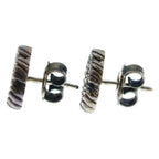 Gucci Double Logo Stud Earrings Silver — view 3