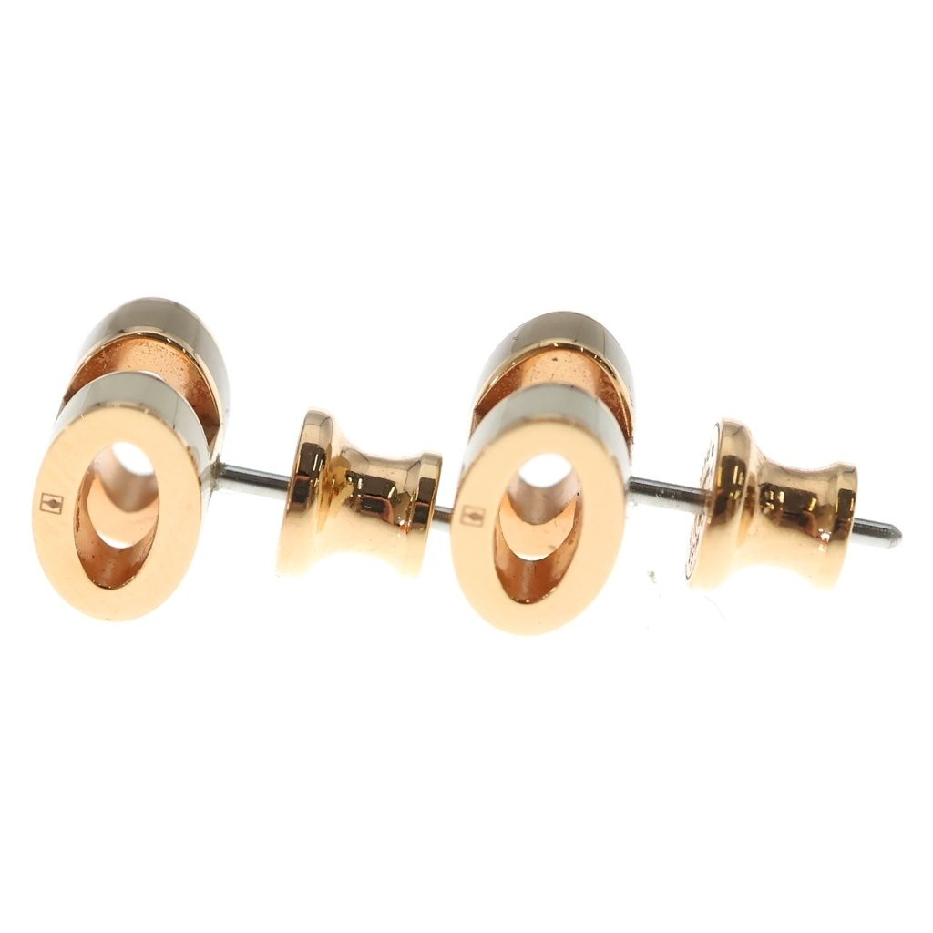 Hermes Pop Earrings Bicolor Beige White Pink Gold — view 3