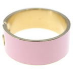 Gucci Interlocking Enamel Bracelet Bangle Pink — view 4