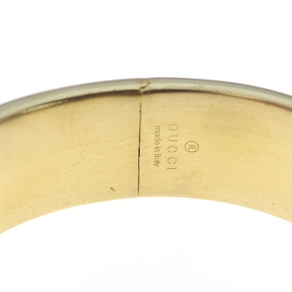 Gucci Interlocking Enamel Bracelet Bangle Pink — view 5