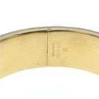 Gucci Interlocking Enamel Bracelet Bangle Pink — view 5