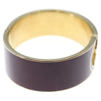 Gucci Interlocking Enamel Bracelet Bangle Brown — view 3