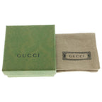 Gucci Interlocking Ring Black Silver Onyx